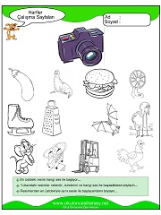 F Sesi Çalışma Sayfaları